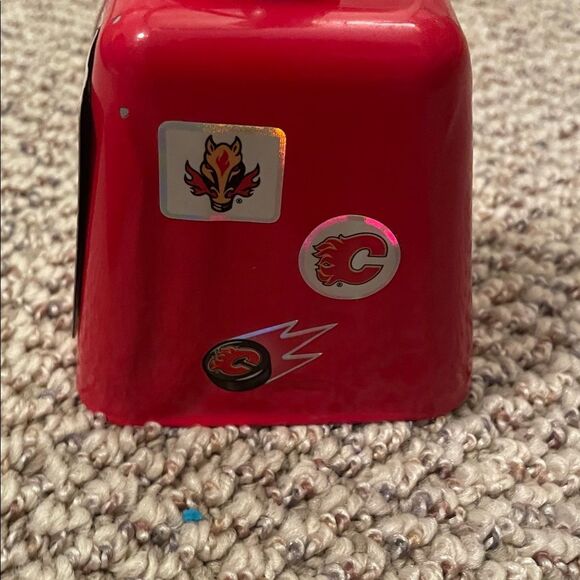 NHL Flames Infant Red Tee with Logo and Text - Picture 8 of 8